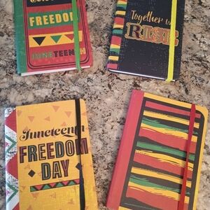 Colorful Juneteenth Themed Notebooks Set